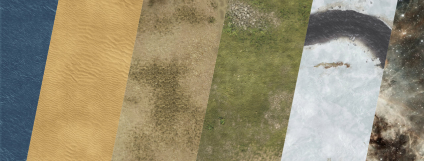 Battle Mat Doppelseitig Eine Tabletop Battle Mat im Doppelseitig Design.
