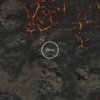 Eine Tabletop Battle Mat im Lava Design.