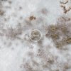 Eine Tabletop Battle Mat im Winter Design.